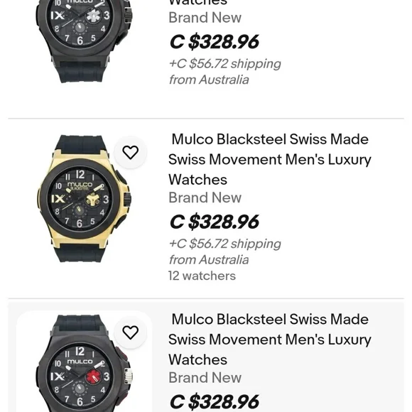 50mm Swiss Made Mulco Men's Watch - Picture 12 of 13